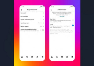 Meta will limit the appearance of recommended political content on Instagram and Threads