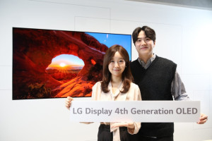 LG presenta la cuarta generación de paneles OLED, que alcanza un brillo máximo de 4.000 nits