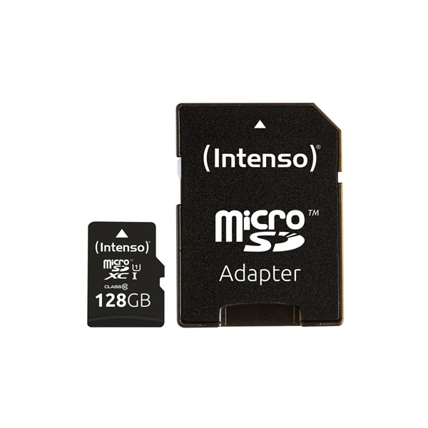 Intenso 3423491 Micro SD UHS-I Premium 128G w / adap - Immagine 1