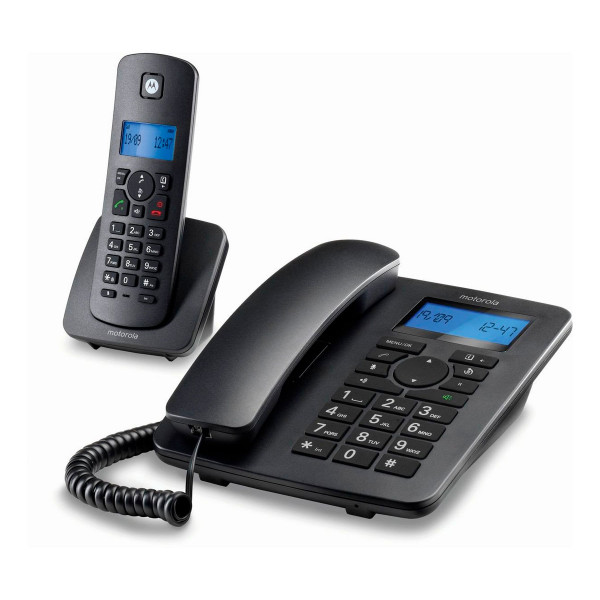 Motorola C4201 Combo di telefono fisso e cordless nero - immagine 1