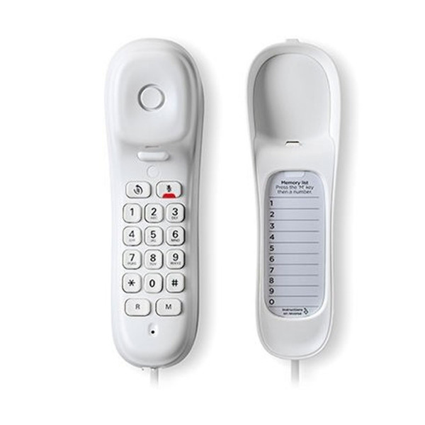 Motorola Ct50 Blanco Teléfono Fijo Góndola Con Indicador Visual De Llamada Y 10 Teclas De Memoria - Imagen 1