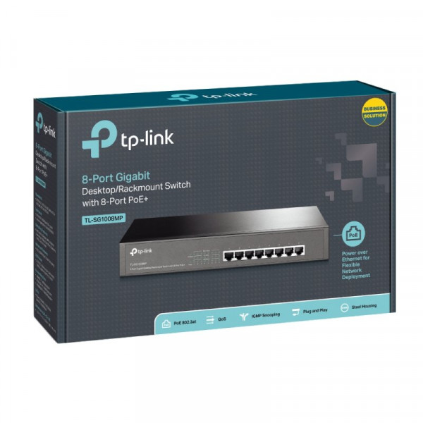 TP-LINK TL-SG1008MP Switch 8xGB PoE+ - Imagen 4