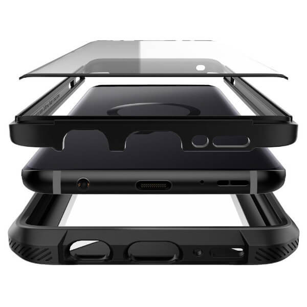Custodia nera Spigen Hybrid 360 per Samsung Galaxy S9 Plus - Immagine 2