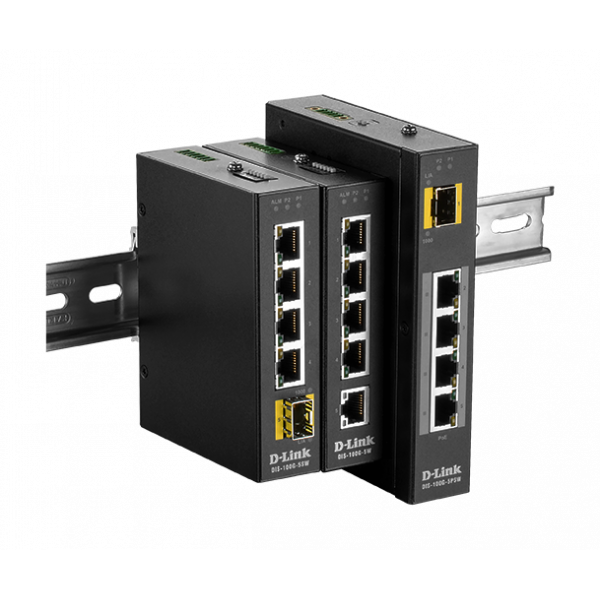 Switch Industrial D-link 4 Puertos 100-1000 - Imagen 2