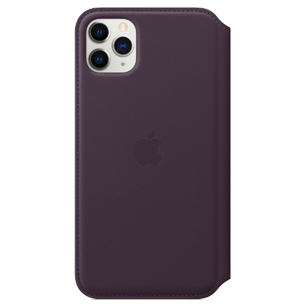 Iphone 11 Pro Max Leather Aubergine - Imagen 1