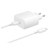 Caricabatterie rapido 25w Usb-c bianco - Immagine 1