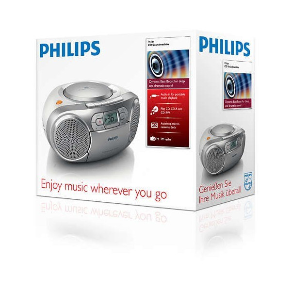 Radio Cd Philips Cd Estereo Az127-12 - Imagen 3