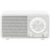 Sangean Wr-7 bianco opaco analogico radio desktop Fm Bluetooth batteria ricaricabile agli ioni di litio - Immagine 1