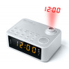 Muse M-178 Pw Blanco Radio Despertador Am/fm Con Altavoz Integrado Y Proyector De Hora - Imagen 1