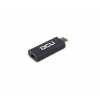 Dcu Adattatore USB Type-C nero per jack di ingresso audio da 3,5 mm di alta qualità - Immagine 1