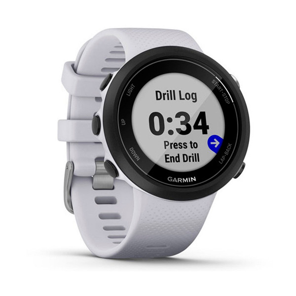 Garmin Swim 2 nero con cinturino in pietra bianca 42mm Smartwatch progettato per l'acqua 5ATM Gps - Immagine 1