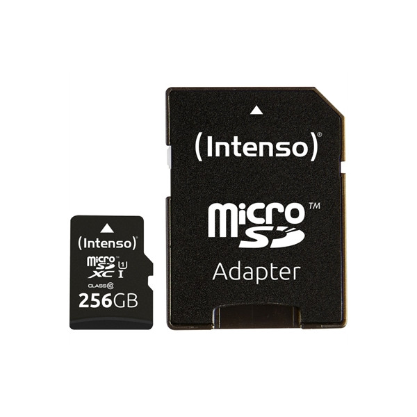 Intenso 3423492 Micro SD UHS-I Premium 256G c/adap - Imagen 1