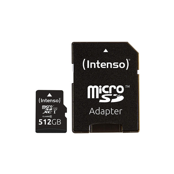 Intenso 3423493 Micro SD UHS-I Premium 512G w / adap - Immagine 1