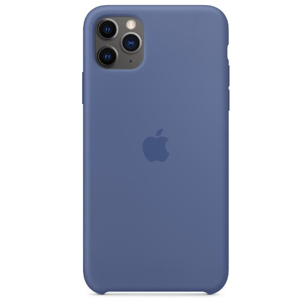 Iphone 11 Pro MAX Sil Case Lino Bl - Immagine 1