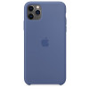 Iphone 11 Pro MAX Sil Case Lino Bl - Immagine 1