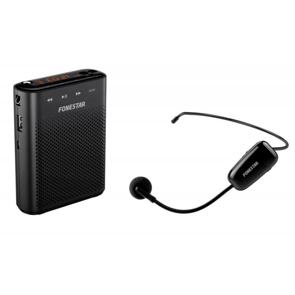 Fonestar Altoparlante-W30 Amplificatore PORT vita con microfono e registratore USB / MicroSD / MP3 - Immagine 1