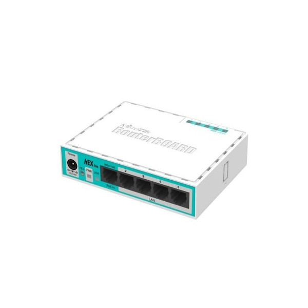 mikrotik RB750r2 hEX lite Router 5x10/100 L4 - Immagine 1