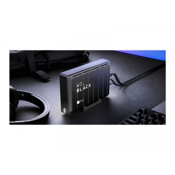 Disco rigido esterno da 2,5" 8TB Wd D10 Game Drive USB 3.2 Nero - Immagine 1