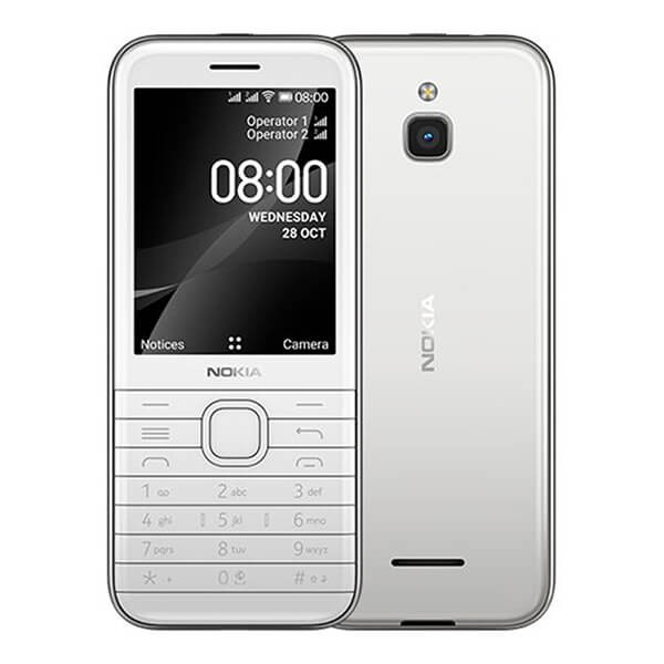 Nokia 8000 4G Bianco Dual SIM - Immagine 1