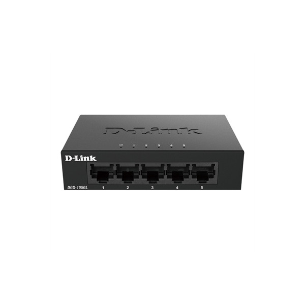 D-Link DGS-105GL Switch 5xGB Metal Plug&Play - Immagine 1
