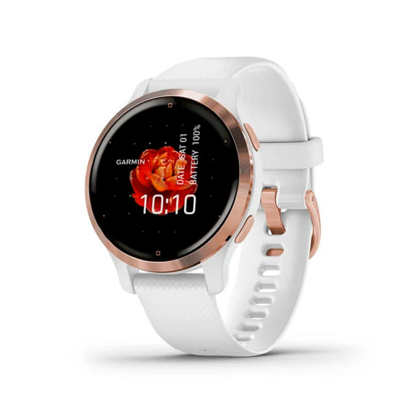 Garmin Venu 2s Rosa Oro/blanco Smartwatch Multideporte Wifi Gps Integrado Frecuencia Actividad Sueño 40mm - Imagen 1