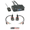 2 Port Vga  Usb 2.0   Audio Cable - Imagen 1