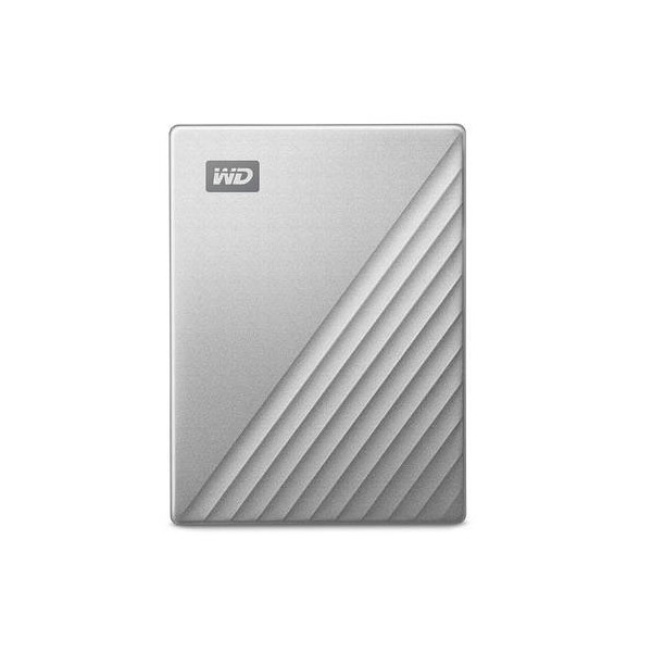 EXT DISK 2.5" WD MY PASSPORT ULTRA FOR MAC 4TB USB C SILVER - Immagine 1