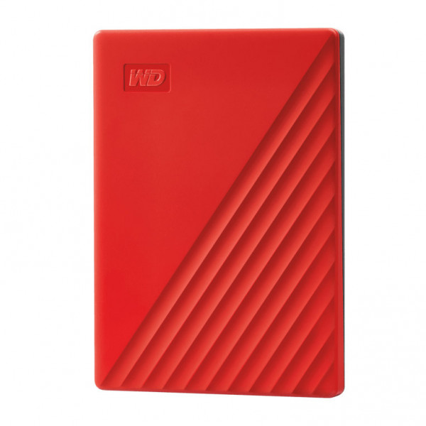 EXT DISK 2.5" WD MY PASSPORT 2TB USB 3.2 RED - Immagine 1