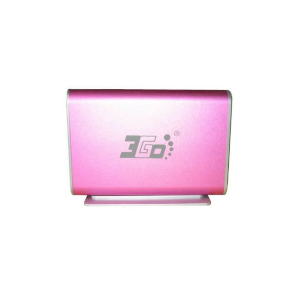 Custodia esterna per HDD 3.5" Sata-usb 3go rosa - Immagine 1