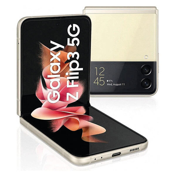 Samsung Galaxy Z Flip3 5G 8GB/256GB Crema (Cream) Dual SIM F711B - Imagen 1