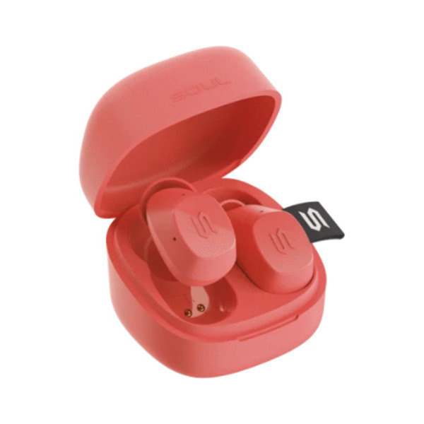 Soul S-Nano Ultra Portable True Wireless Earbuds Peach Orange - Imagen 1
