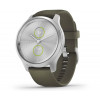 Garmin Vívomove Style Smartwatch argento 42mm Amoled con cinturino in silicone verde - Immagine 1