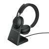 Jabra Evolve2 65 HS+Stand MS Stereo Blck - Imagen 1