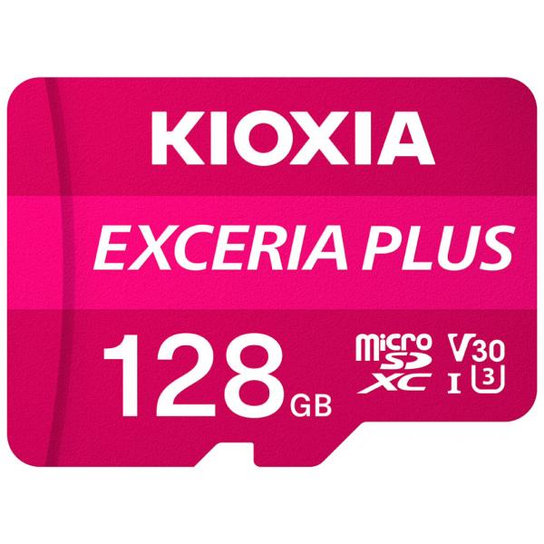 MICRO SD KIOXIA 128GB EXCERIA PLUS UHS-I C10 R98 CON ADATTATORE - Immagine 1