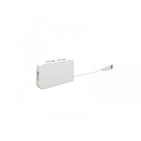 Hub USB 2.0 APPROX 4 porte bianco - Immagine 1