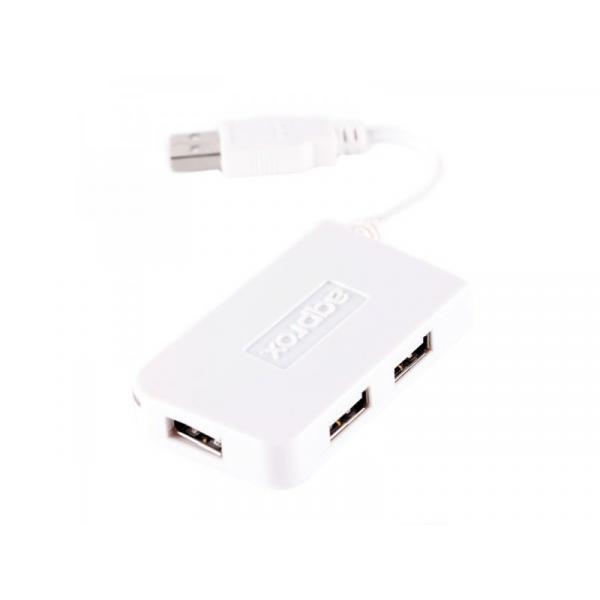 Hub USB 2.0 APPROX 4 porte bianco - Immagine 4