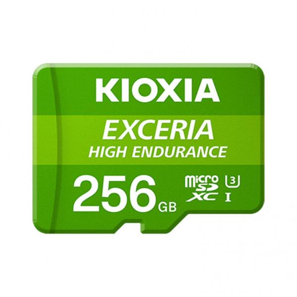 MICRO SD KIOXIA 256GB EXCERIA HIGH ENDURANCE UHS-I C10 R98 CON ADATTATORE - Immagine 1