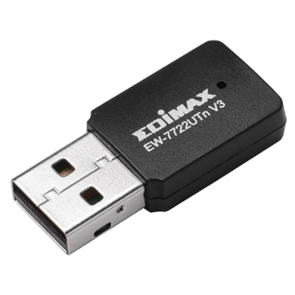 Edimax Scheda di rete WiFi EW-7722UTN V3 N300 USB - Immagine 1