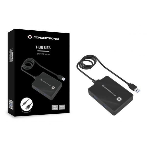 Hub Conceptronic cavo USB 3.0 a 4 porte 90 cm - Immagine 3