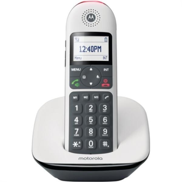 MOTOROLA CD5001 DECT Phone tasti grandi Blanc - Immagine 1