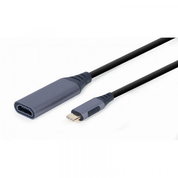 Gembird Adaptador USB Type-C a HDMI Gris - Imagen 2