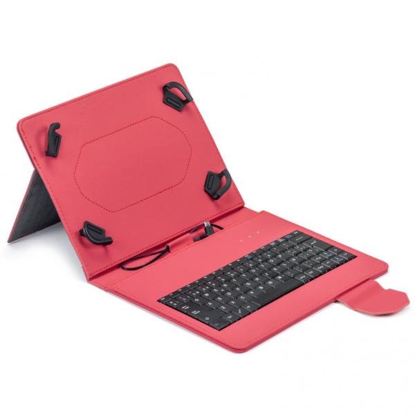 URBAN KEYBOARD MAILLON TABLET CASE USB 9.7"-10.2" ROSSO - Immagine 1