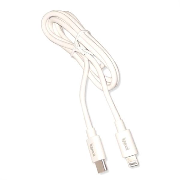 iggual Cavo USB-C/Lightning 100 cm bianco Q3.0 3A - Immagine 1