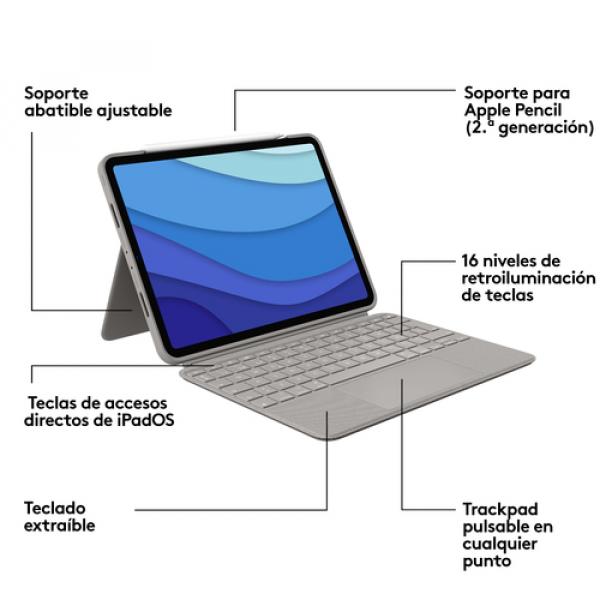 Combo Touch iPadPro 11-inch 1st 2nd 3rd - Imagen 6