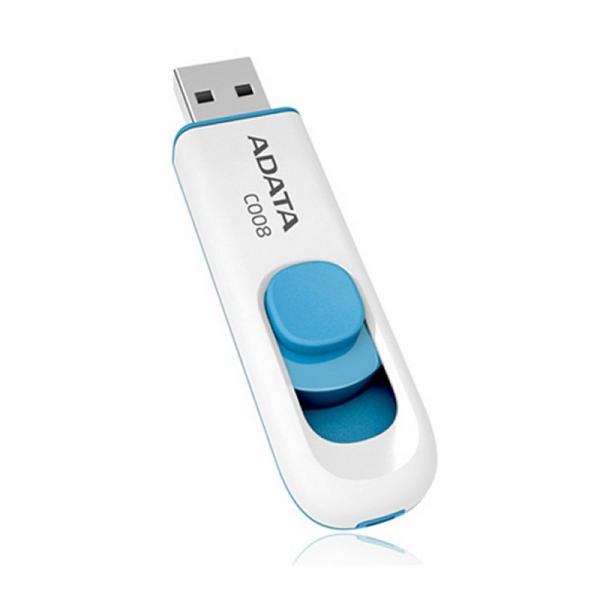 ADATA Lapiz Usb C008 64GB USB 2.0 Blanco/Azul - Imagen 2