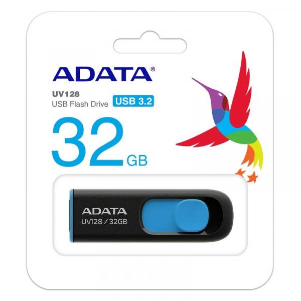 ADATA Penna USB AUV128 32GB USB 3.0 Nero / Blu - Immagine 3
