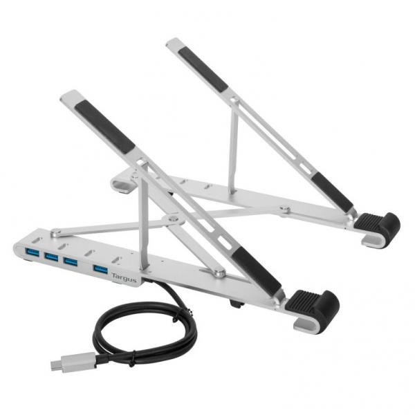 DOCK TARGUS PER LAPTOP CON HUB INTEGRATO 4x USB- TO SILVER - Immagine 1