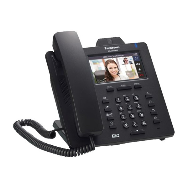 Panasonic KX-HDV430NEB SIP Telefon, negro