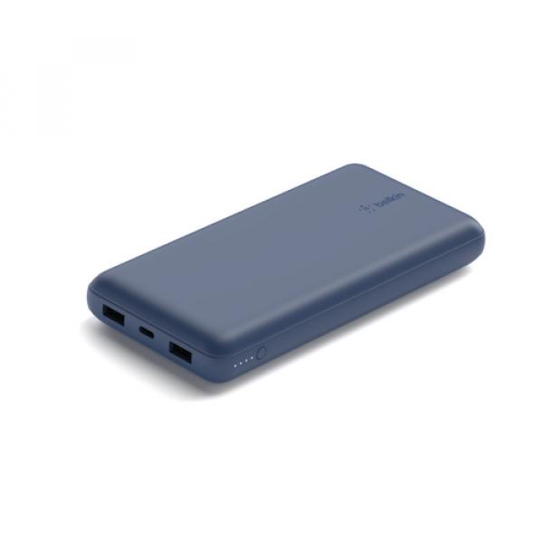20K Power Bank USB-A & C 15w Blue - Imagen 2