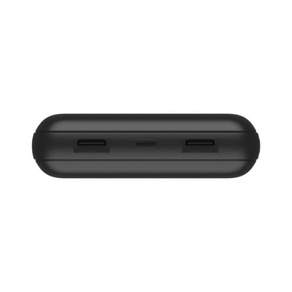 20K Power Bank USB-A & C 15w Black - Imagen 4